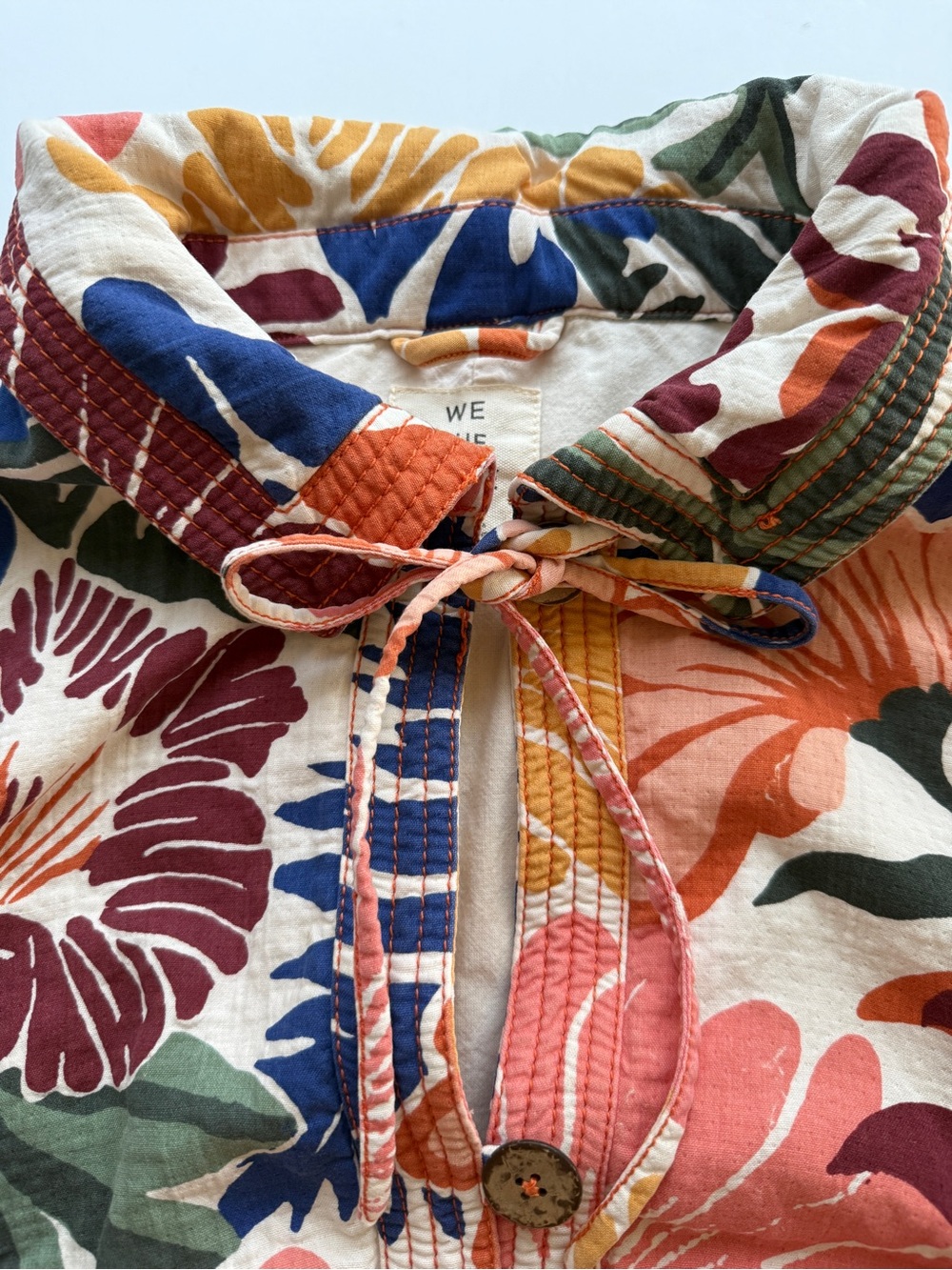 Free People Soleil Beach Jacket size medium Tropical - Picture 4 of 10